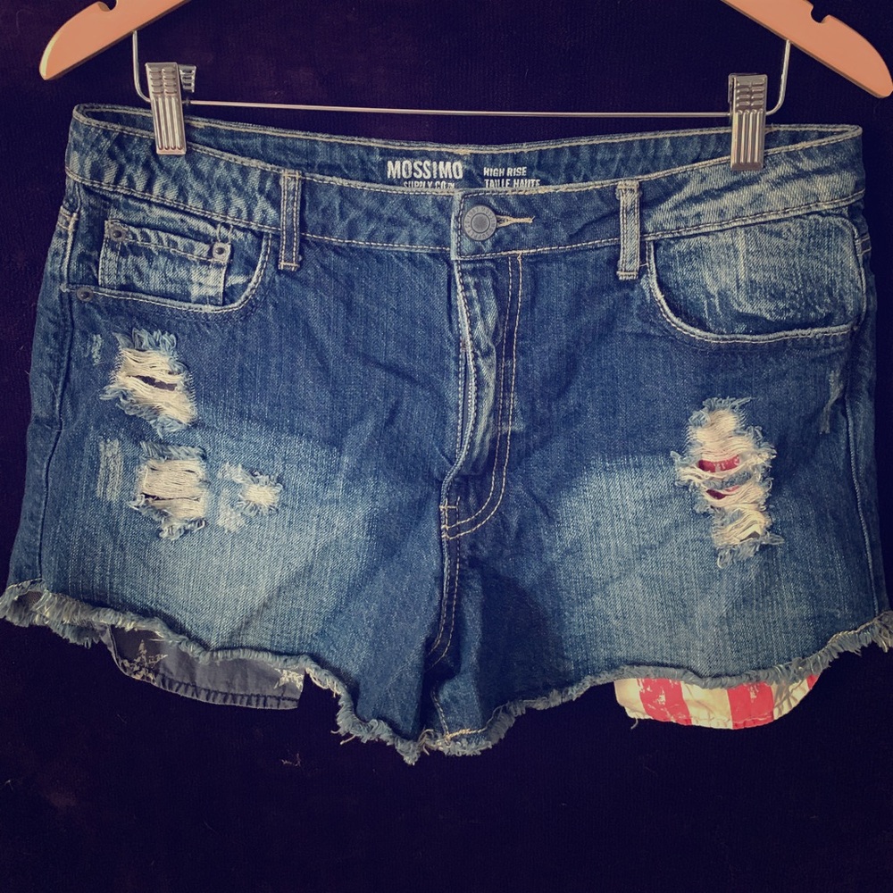 4th of July American flag shorts